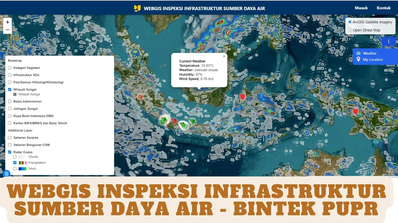WebGIS Inspeksi Infrastruktur Sumber Daya Air